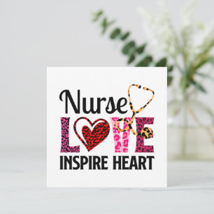 Nurse Love Inspire Heart – Motivational Nurse Word