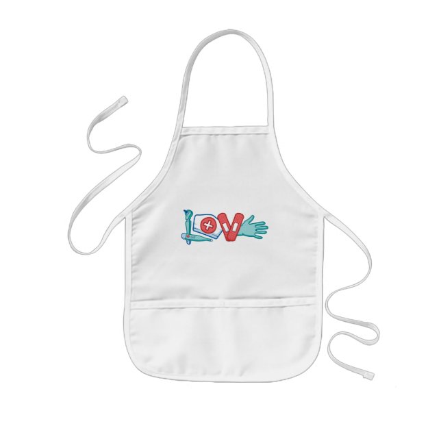 Nurse Love Life Kids Apron (Front)