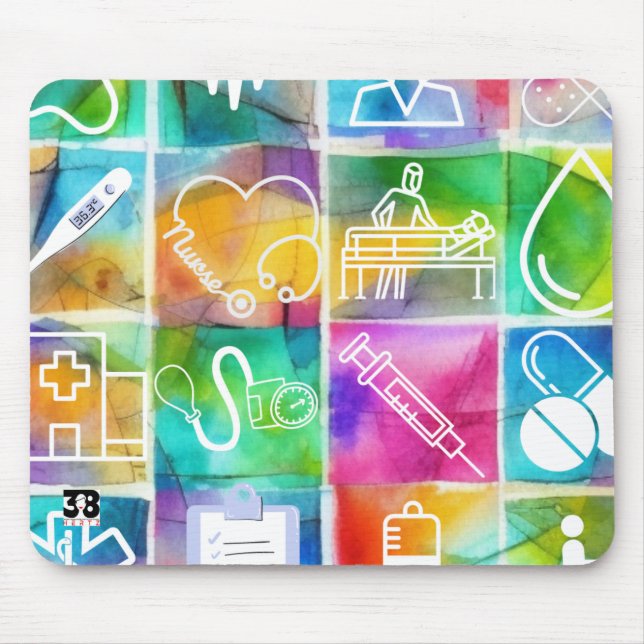 Nurse Love Mouse Pad (Front)