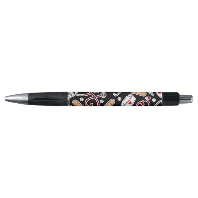 Nurse Love Print Black Pen (Front)