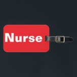 Nurse Luggage Tag<br><div class="desc">Nurse Luggage Tag</div>
