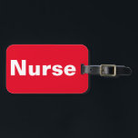 Nurse Luggage Tag<br><div class="desc">Nurse Luggage Tag from NC4Ever.com</div>