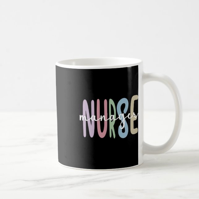 Nurse Manager Appreciation Nursing Nurse Manager  Coffee Mug (Right)