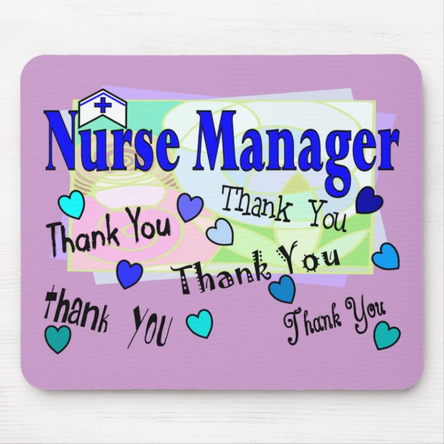 Nurse Manager THANK YOU Mouse Pad (Front)