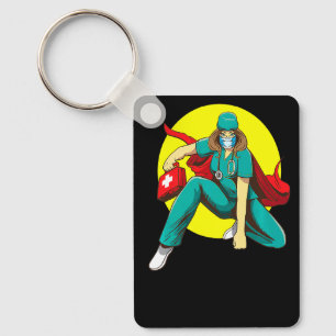Nurse Medical Expert Stethoscope Doctor Nurse Key Ring