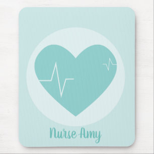 Nurse Medical Heart Mouse Pad