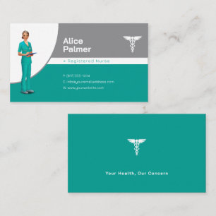 Nurse Medical Professional Business Card