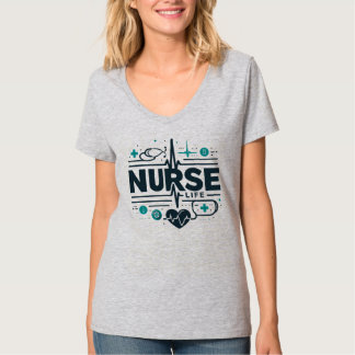 Nurse Medical Professional Healthcare Badge Art T-Shirt