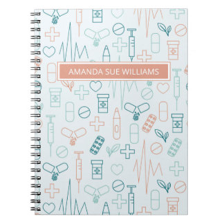 Nurse / Medical Student - Add Your Name /Monogram  Notebook