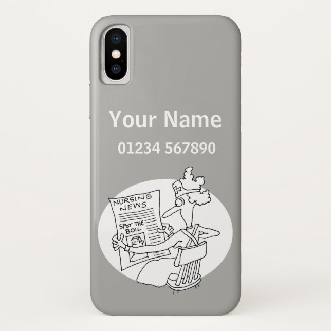 Nurse - Medical Theme Cartoon Case-Mate iPhone Case (Back)