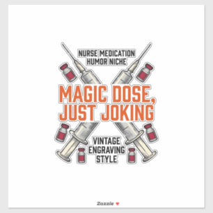 Nurse Medication Humour Witchy Dose Vintage Shirt_