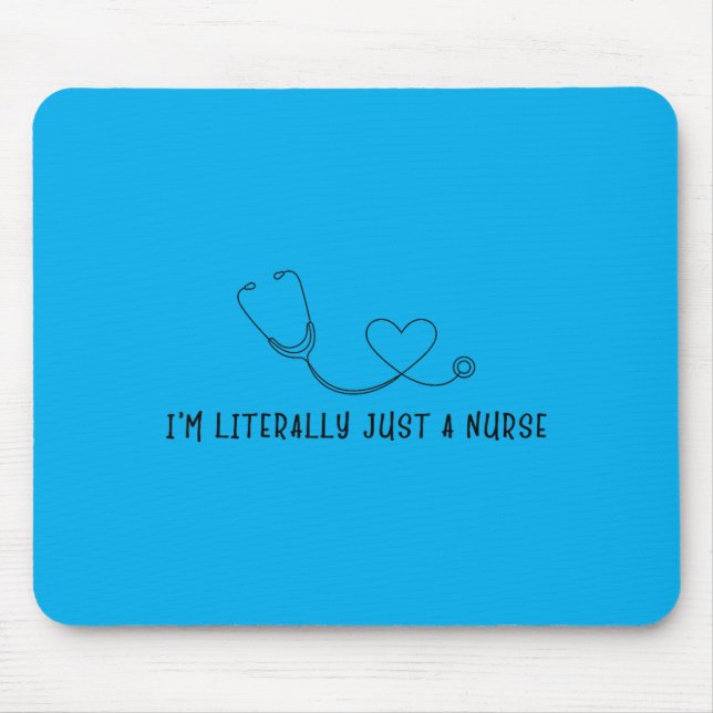 Nurse Meme RN Im A Nurse Nursing Student Mouse Pad (Front)