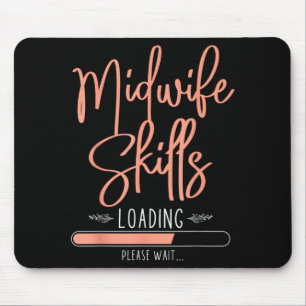 Nurse Midwife Birth Worker Student Midwife Skills Mouse Pad