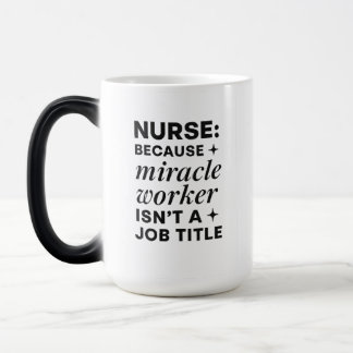 Nurse Miracle Worker mug