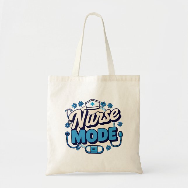 Nurse mode on tote bag (Front)