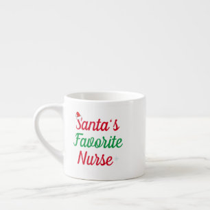 Nurse Mum Appreciation Christmas Present Festive Espresso Cup