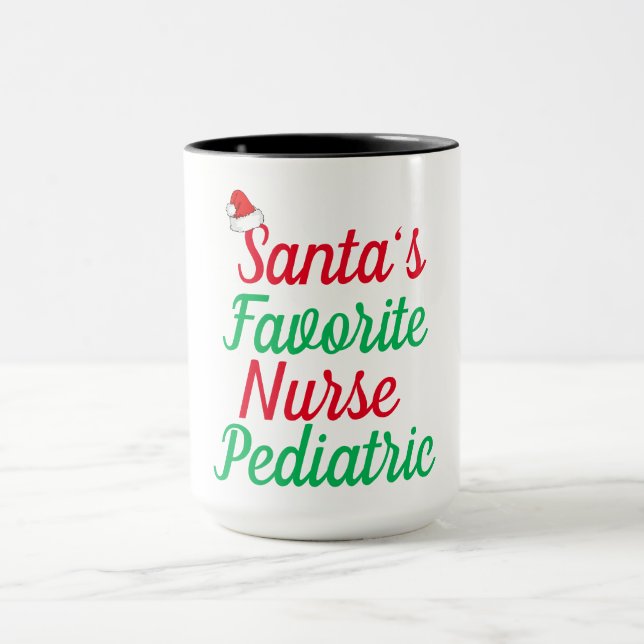 Nurse Mum Appreciation Christmas Present Festive Mug (Center)
