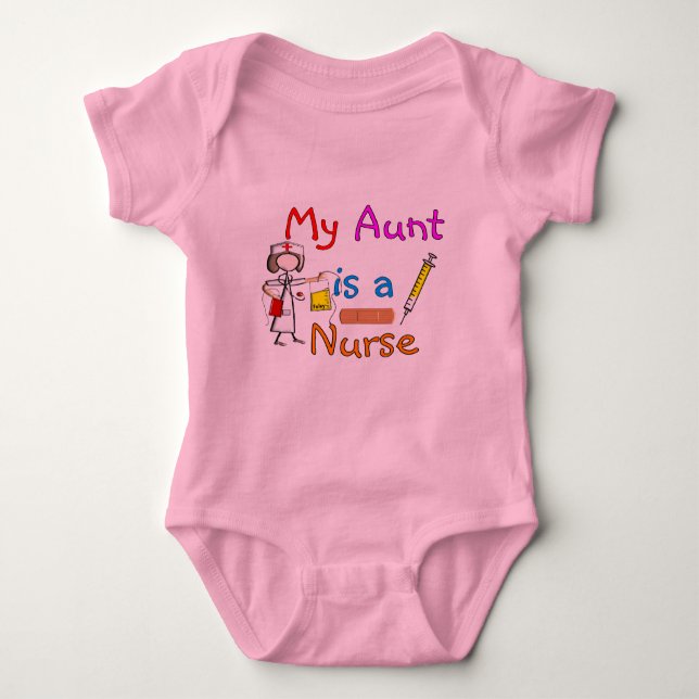 Nurse "My Aunt is a Nurse" Kids T-Shirts (Front)