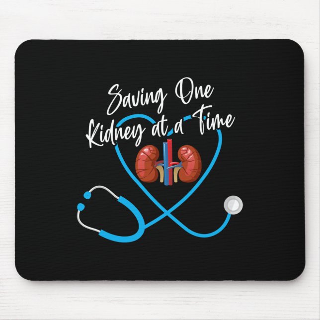 Nurse Nephrology Kidney Disease Failure Nursing 1  Mouse Pad (Front)