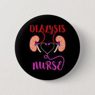 Nurse Nephrology Kidney Disease Failure Nursing  6 Cm Round Badge