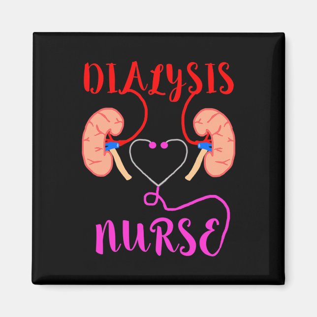 Nurse Nephrology Kidney Disease Failure Nursing  Magnet (Front)