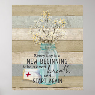  Nurse New Beginning Inspirational & Motivational Poster