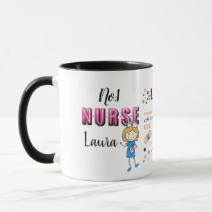 Nurse No.1 add your personalized  name Mug