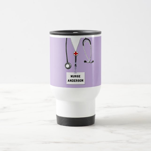 Nurse Novelty Travel Mug (Center)
