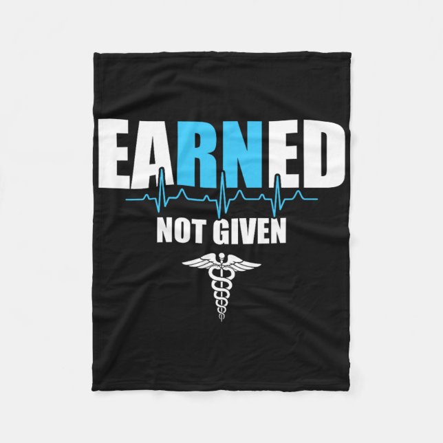Nurse Nurse Practitioner Black Small Clic Fit Crew Fleece Blanket (Front)