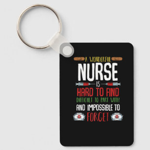 Nurse Nursing Care Profession Health Recover Medi Key Ring