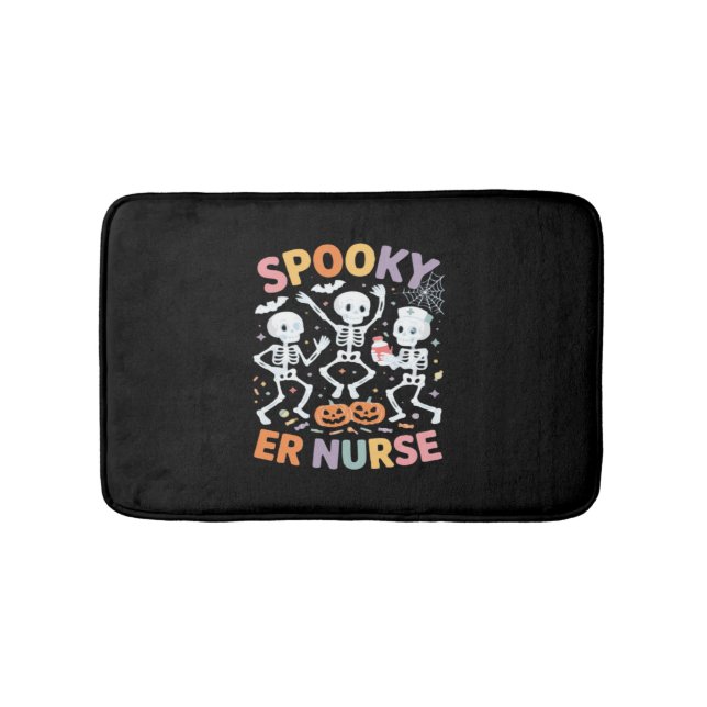 Nurse Nursing Cute Halloween Spooky Essential T-Sh Bath Mat (Front)