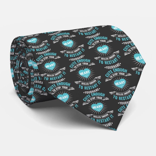 Nurse Nursing Funny Nurse Tie (Rolled)