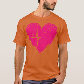 Nurse Nursing Heartbeat Heat Love T-Shirt