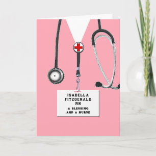 Nurse Nursing School Graduation Card