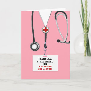 Nurse Nursing School Graduation Card