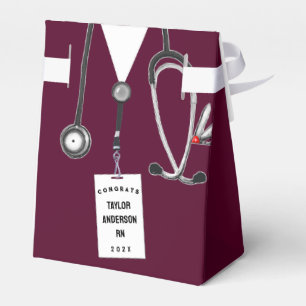 Nurse Nursing School Graduation Favour Box