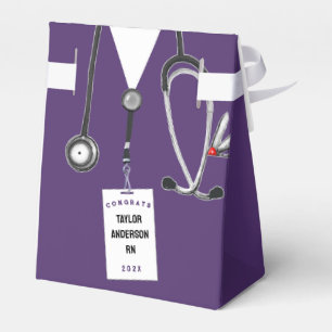 Nurse Nursing School Graduation Favour Box