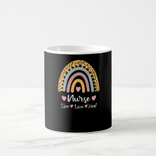 Nurse Nursing School Graduation Nurses Week Rainbo Coffee Mug