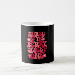 Nurse Of The Berry Sweet One Strawberry First Birt Coffee Mug