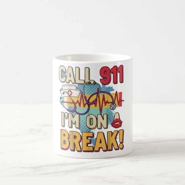 Nurse off duty coffee cup (Center)