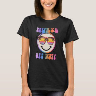 Nurse Off Duty Happy Face Sunglasses For Men Wome T-Shirt