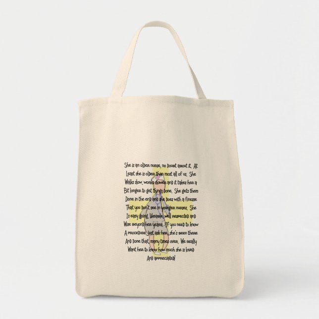 Nurse Older & Retiring---Appreciation Gifts Tote Bag (Front)