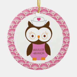 Nurse Owl Gift Ornament