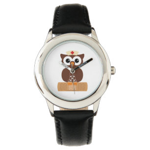 Nurse Owl (w/bandaid) Watch
