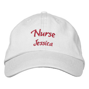 Nurse Personalised Embroidered Hat