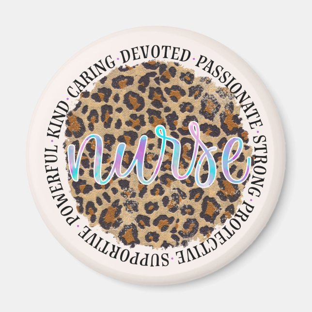 Nurse Personality Traits Magnet (Front)