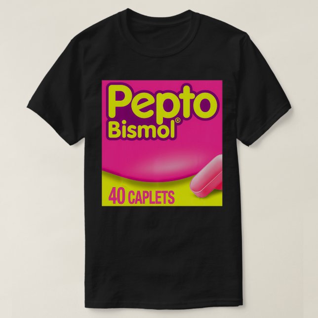 Nurse Pharmacy Halloween Costume Pepto Bismol 40 C T-Shirt (Design Front)