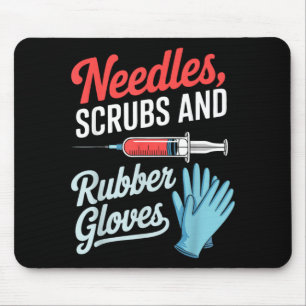 Nurse Phlebotomy Blood Draw Tech Phlebotomist Mouse Pad