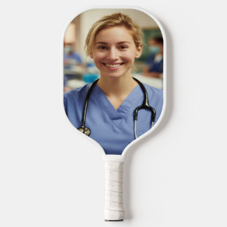 Nurse Photo Customize Personalize Pickleball Paddle