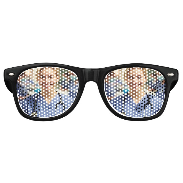 Nurse Photo Customize Personalize Retro Sunglasses (Front)